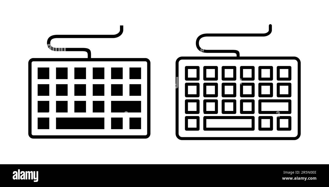 Keyboard icon set. keyboard vector symbol Stock Vector Image & Art Alamy