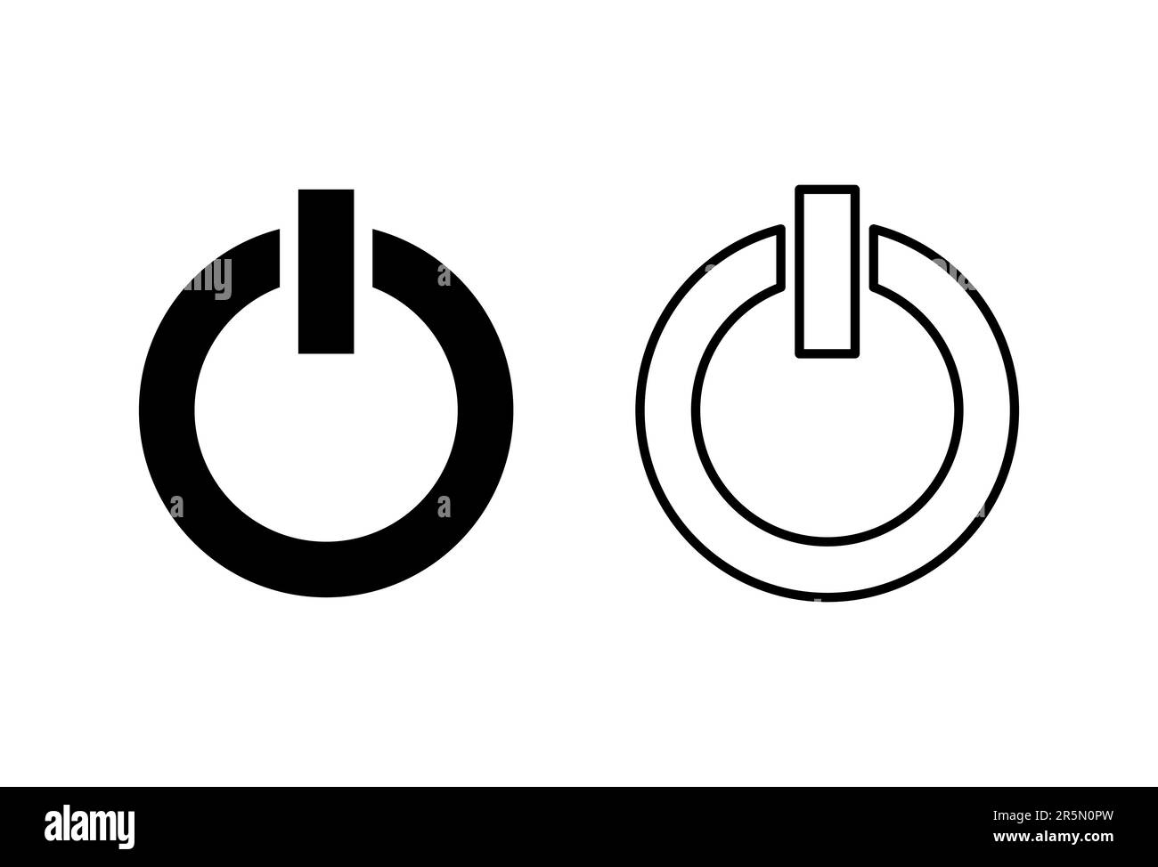 Power icon set. Power Switch Icon. Electric power Stock Vector Image