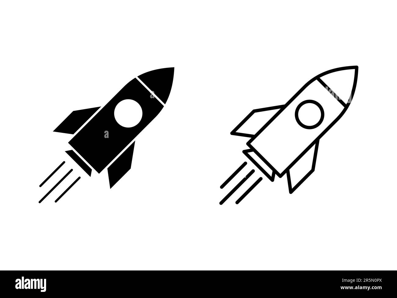 Rocket icon set. Startup icon vector Stock Vector Image & Art - Alamy