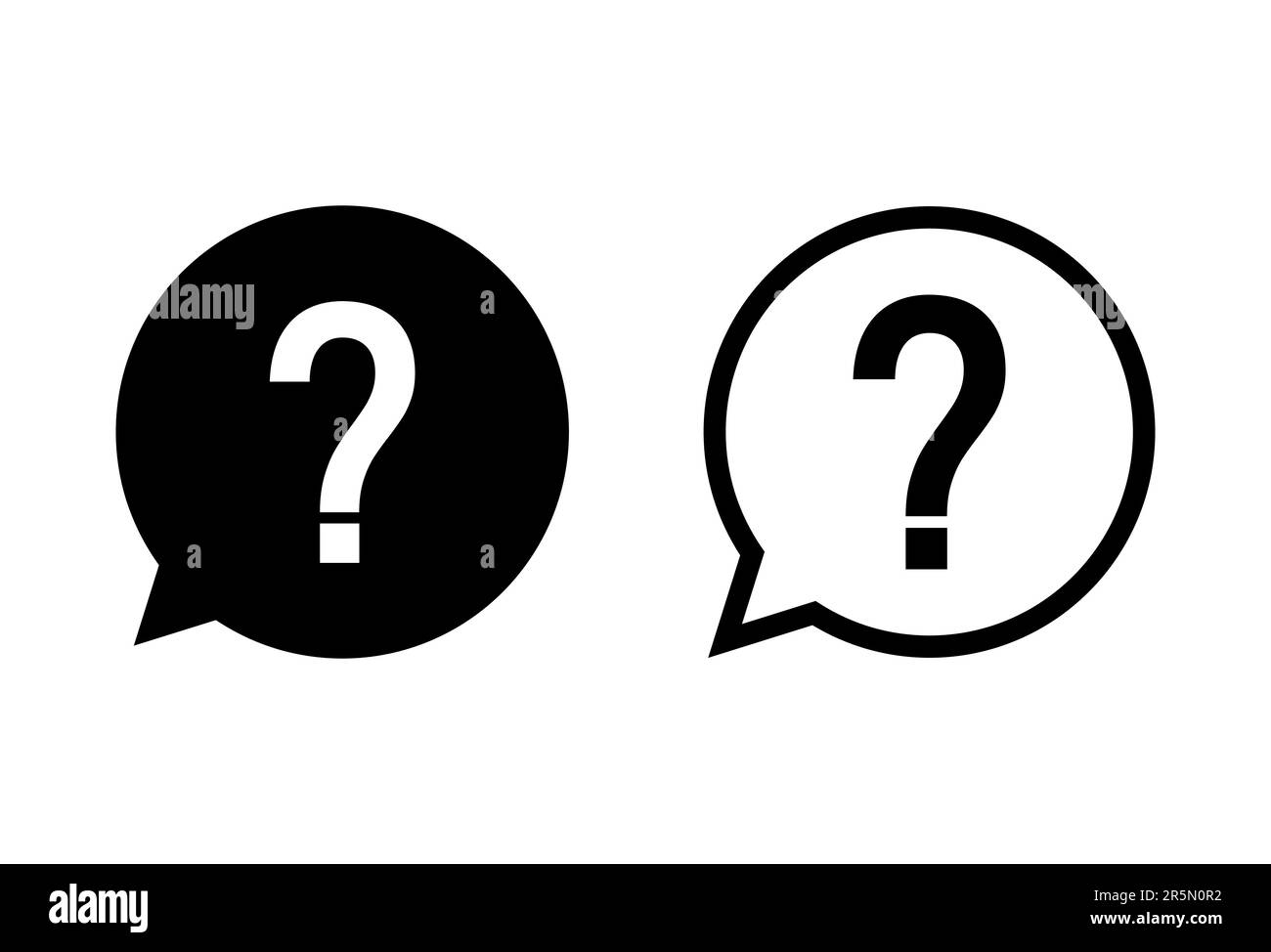 Question icon set. question mark icon vector Stock Vector Image & Art ...