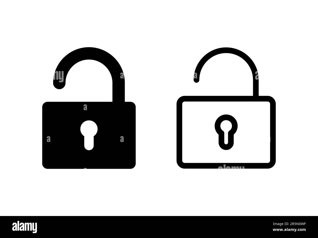 Lock icon set. Padlock icon vector. Encryption icon. Security symbol ...