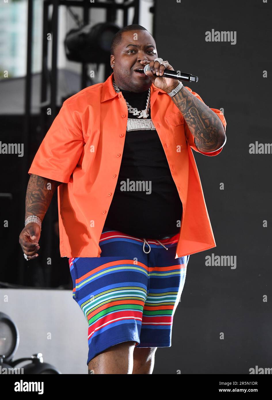 Miami, FL, USA. 03rd June, 2023. Sean Kingston performs during The Hot