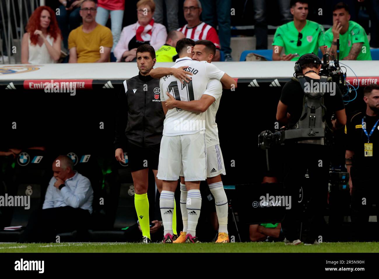 Madrid, Spain; 4.06.2023.- Asensio Karim Benzema says goodbye to Real ...