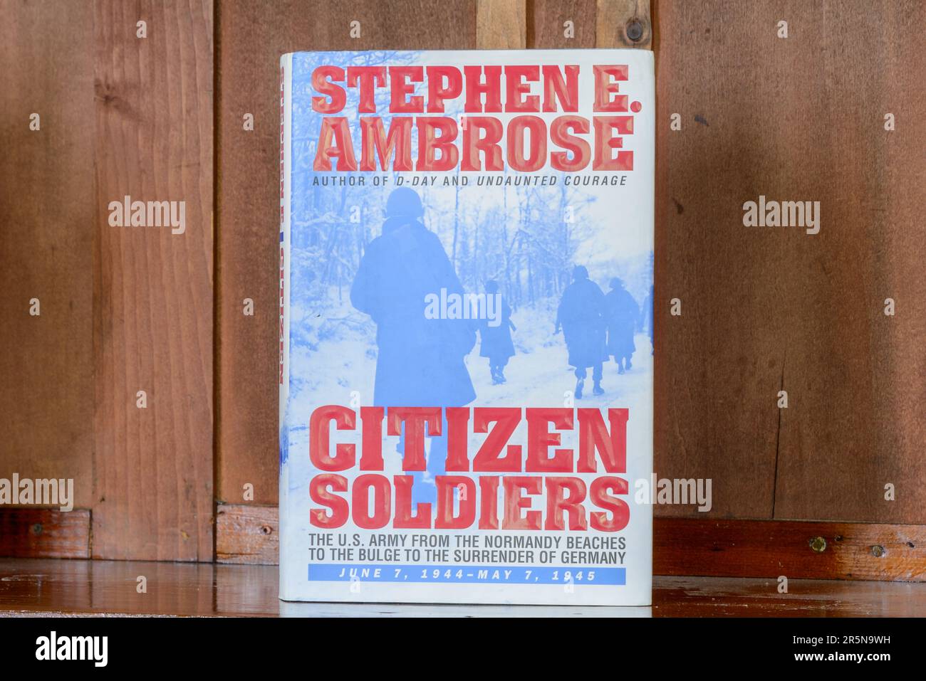 NEW ORLEANS, LA, USA - MAY 24, 2023: Front Cover of 'Citizen Soldiers', a book by Stephen Ambrose Stock Photo