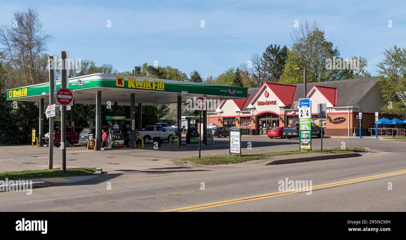 The Kwik Fill gas station and convenience store on Main Street in Sugar