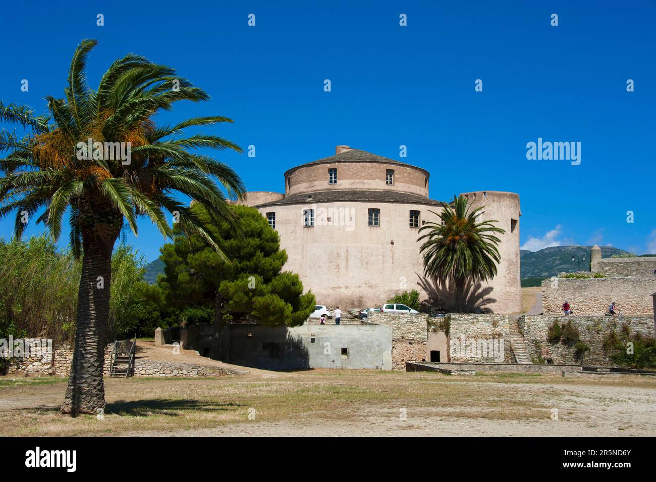 Genoese Citadel, Saint, St-Florent, Corsica, France Stock Photo