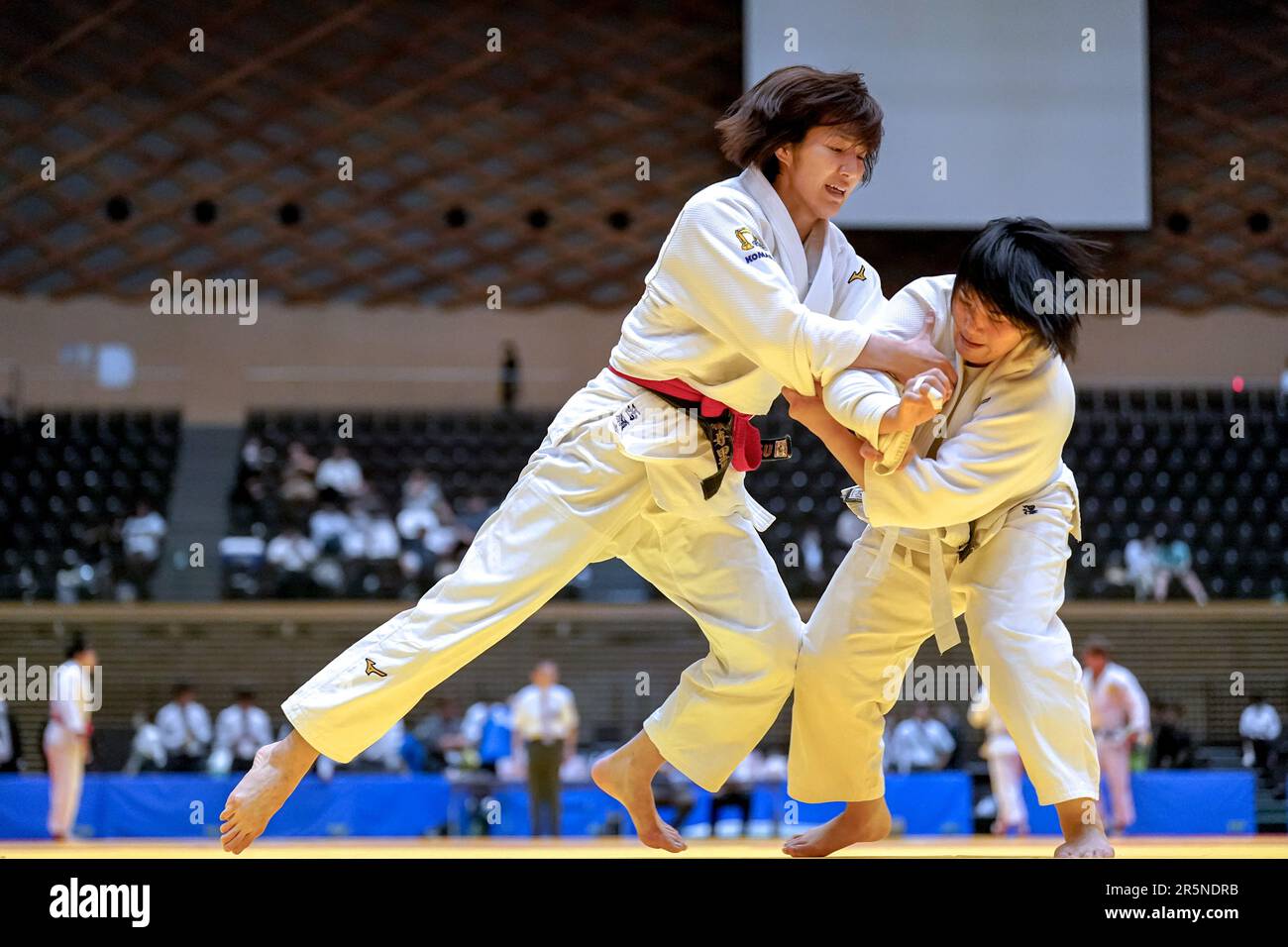Yokkaichi City Gymnasium during All Japan Businessmen Team Judo Championships 2023, Japan