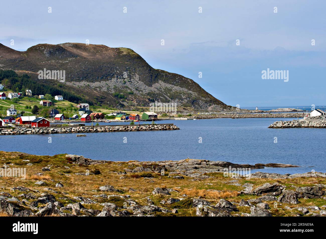 Heroy, Nerlandsoya Island, More og Romsdal Province, Vestlandet Region, Norway Stock Photo