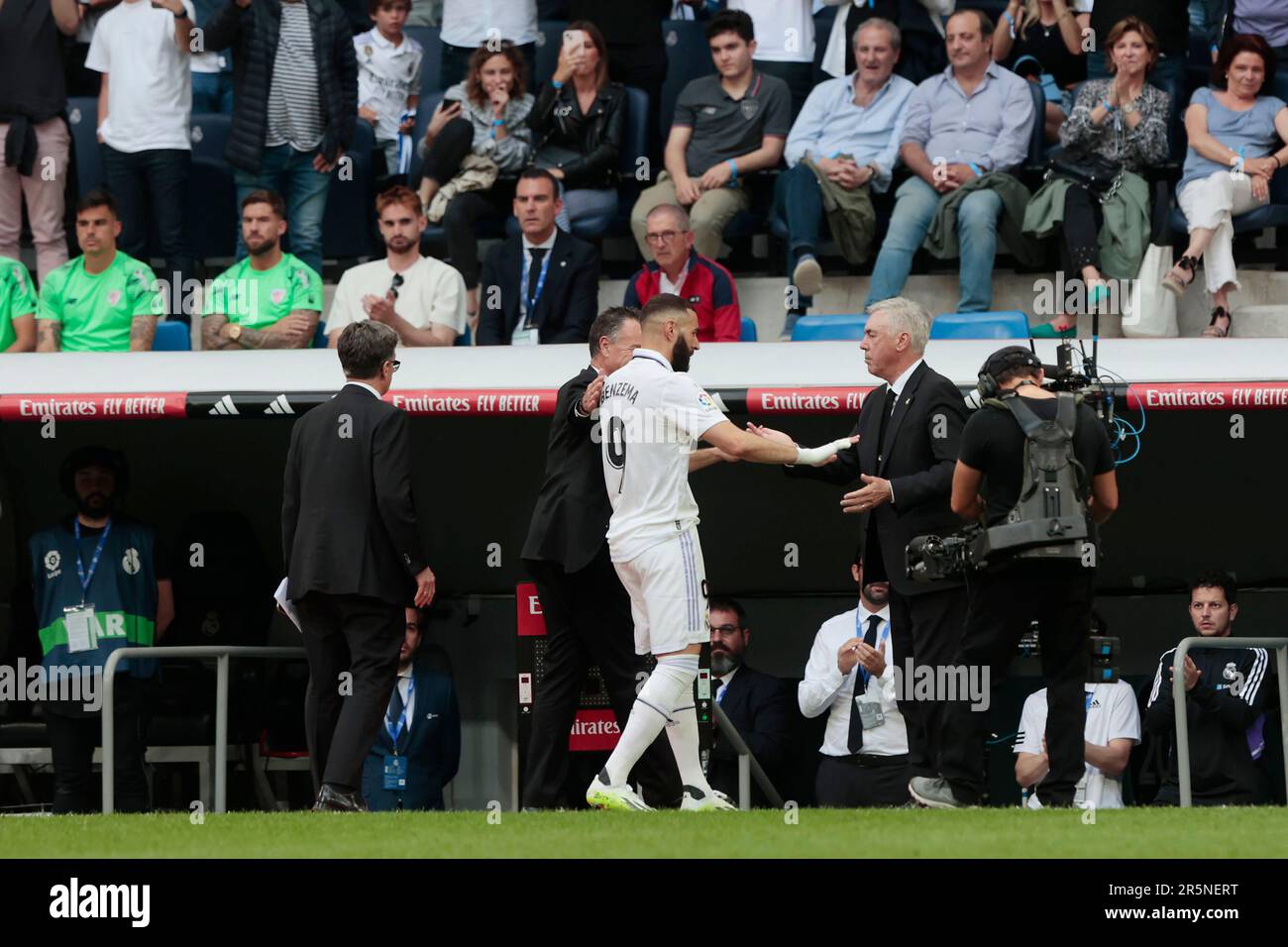 Madrid, Spain; 4.06.2023.- Karim Benzema says goodbye to Real Madrid ...