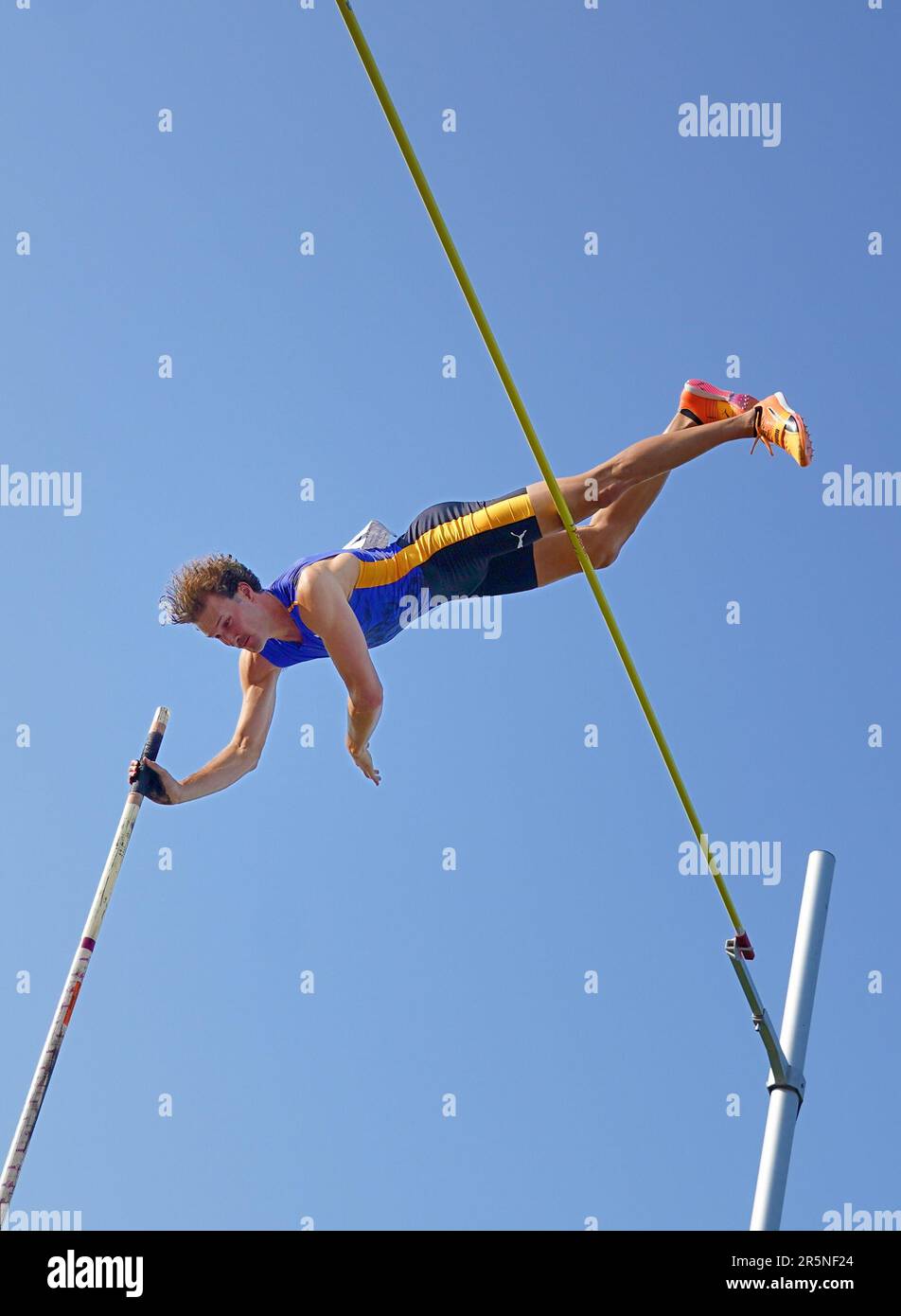 Kurtis Marschall (AUS) silver on Pole Vault Men during athletic FBK ...