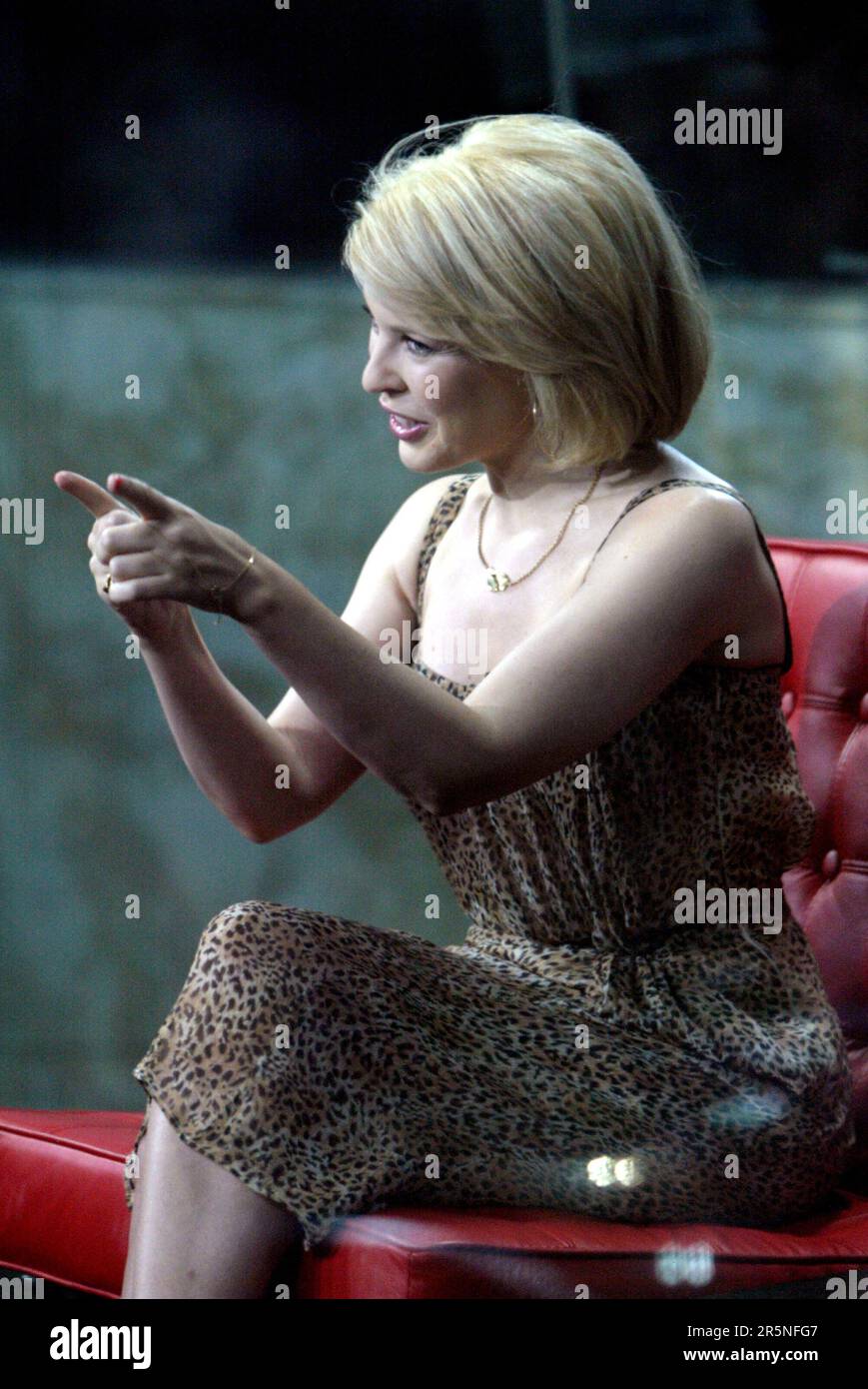 Kylie Minogue conducts her first breakfast television interview in over ten  years by appearing on the popular 'Sunrise' program on January 14th in  Australia. On the 15th she departs Australia for Los