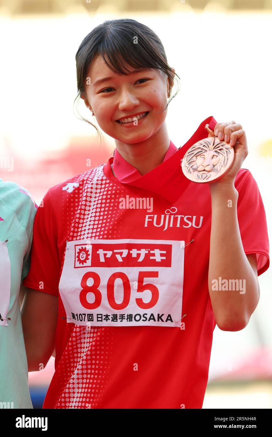 Osaka, Japan. 3rd June, 2023. Yumi Tanaka Athletics The 107th Japan