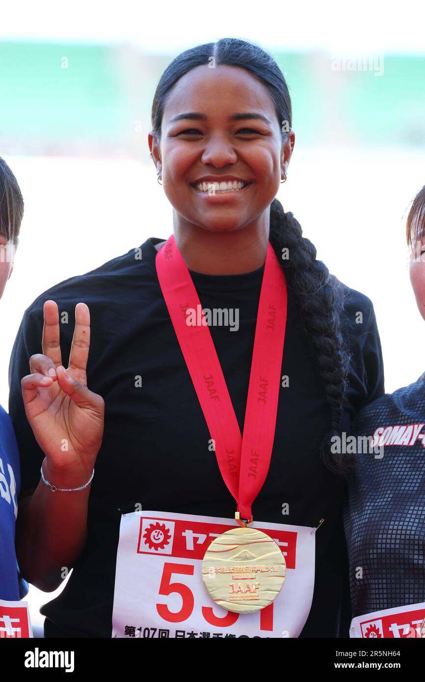 Osaka, Japan. 3rd June, 2023. Joy McArthur Athletics The 107th Japan