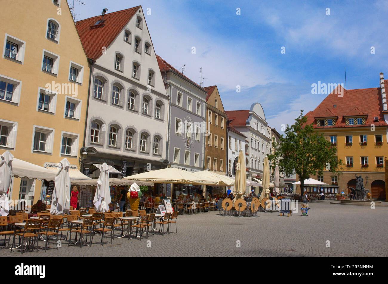 Amberg, Market Place, Market Square, Upper Palatinate, Bavaria Germany  Stock Photo - Alamy