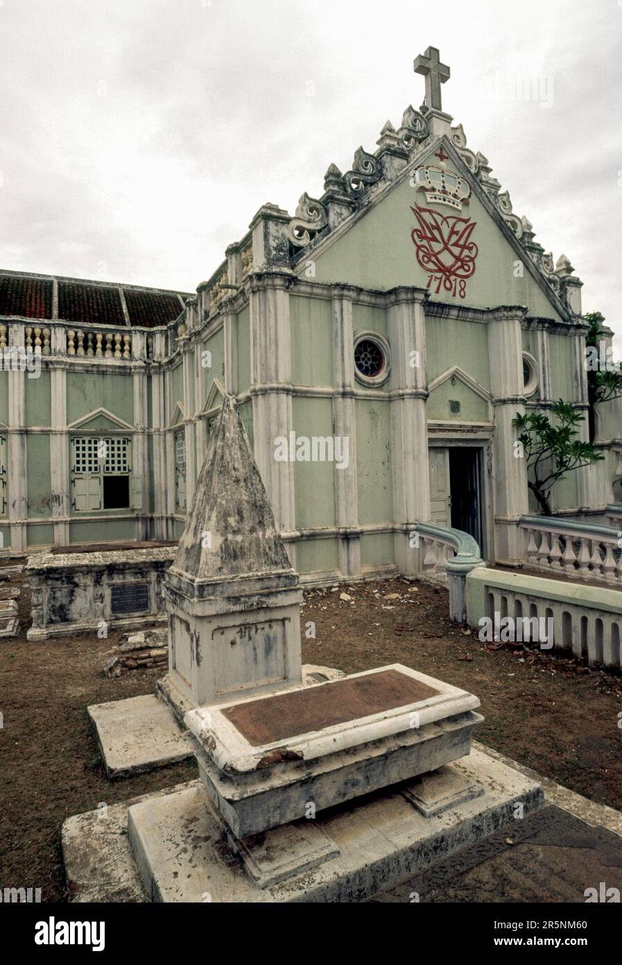 New Jerusalem Church built in 1718 at Tranquebar Tharangambadi, Tamil