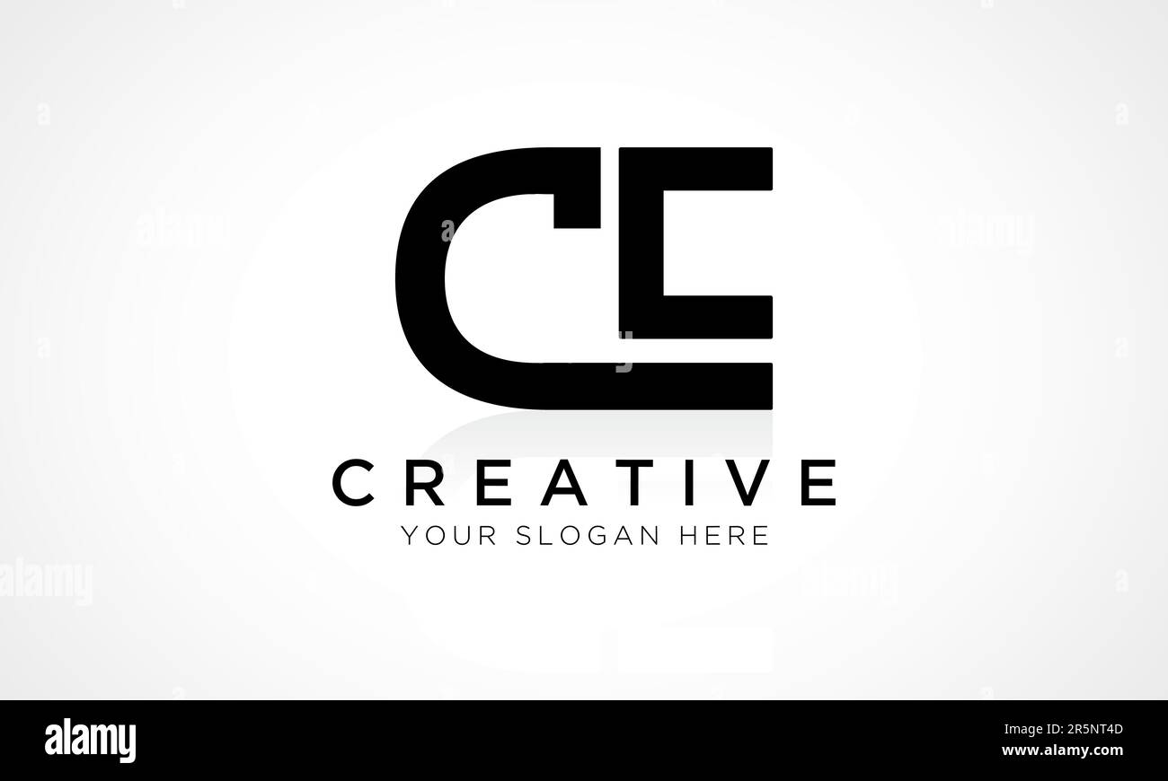 CE Letter Logo Design Vector Template. Alphabet Initial Letter CE Logo ...