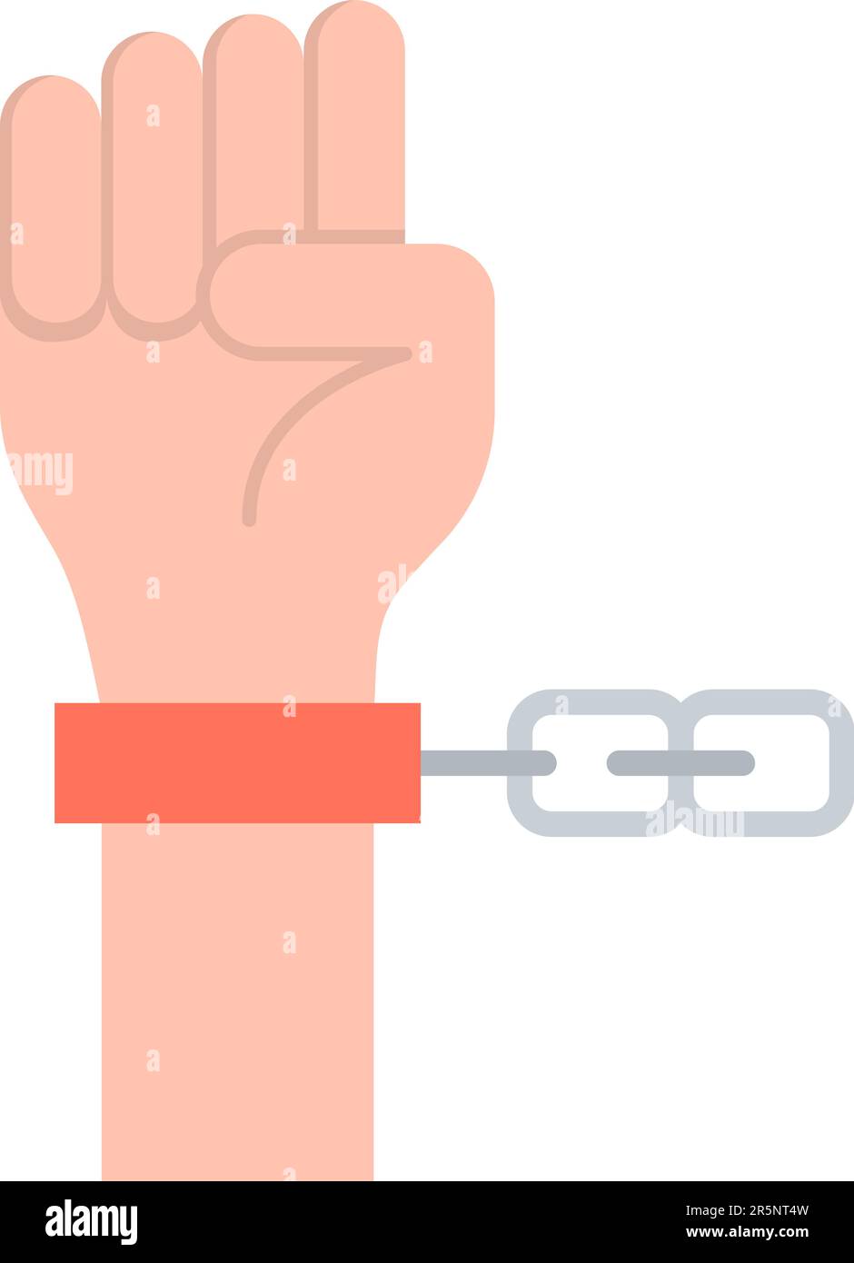 Slavery icon vector image. Stock Vector