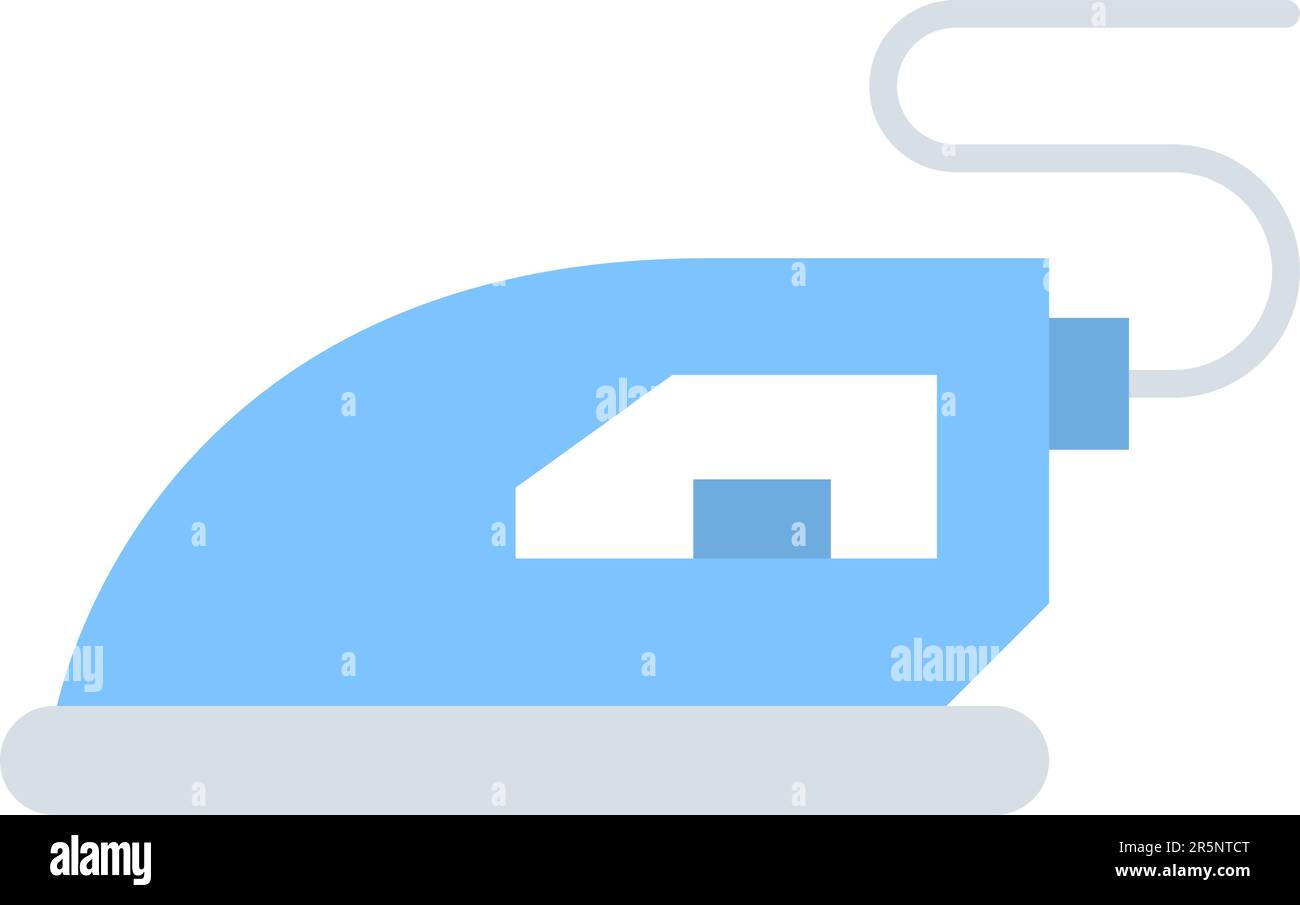 Steam Iron icon vector image. Stock Vector