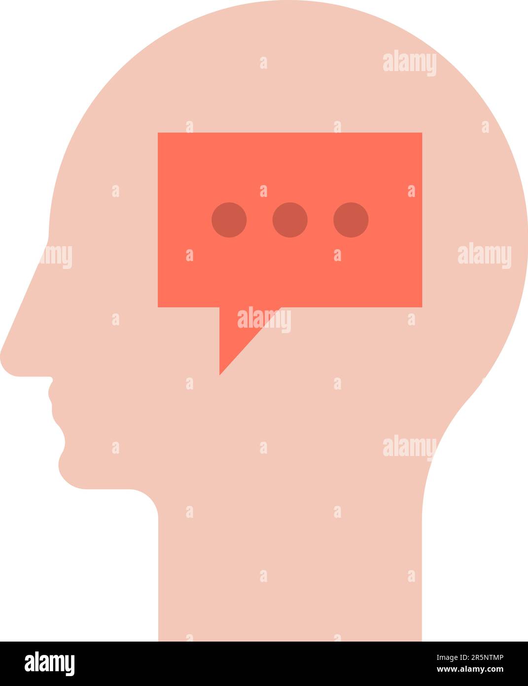 Thinking icon vector image Stock Vector Image & Art - Alamy