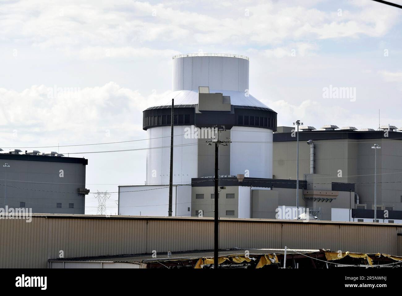 A picture taken on May 25, 2023 shows Unit 3 of the Vogtle Electric