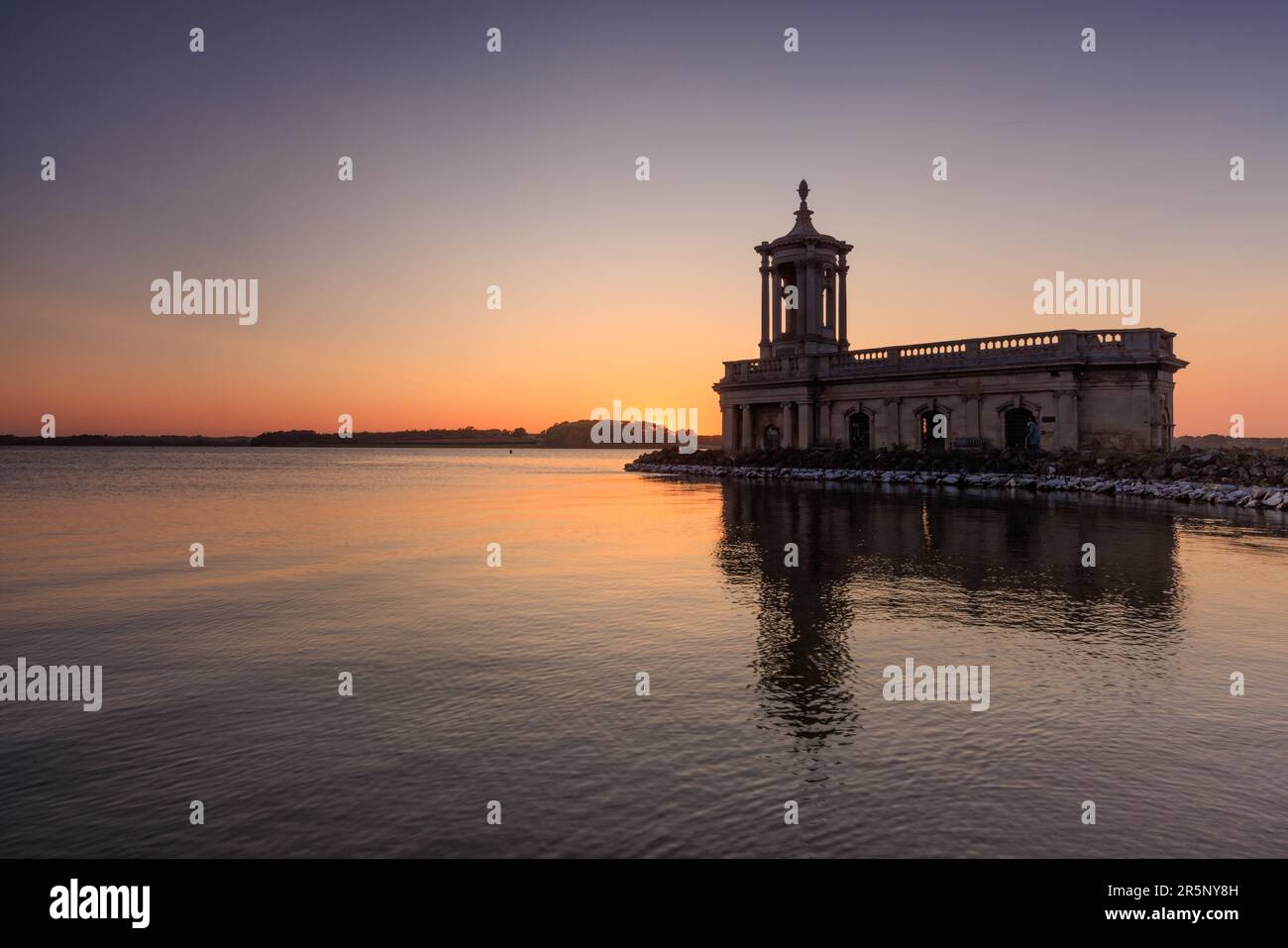 Rutland, England June 3rd Uk weather The sunsets behind Normanton