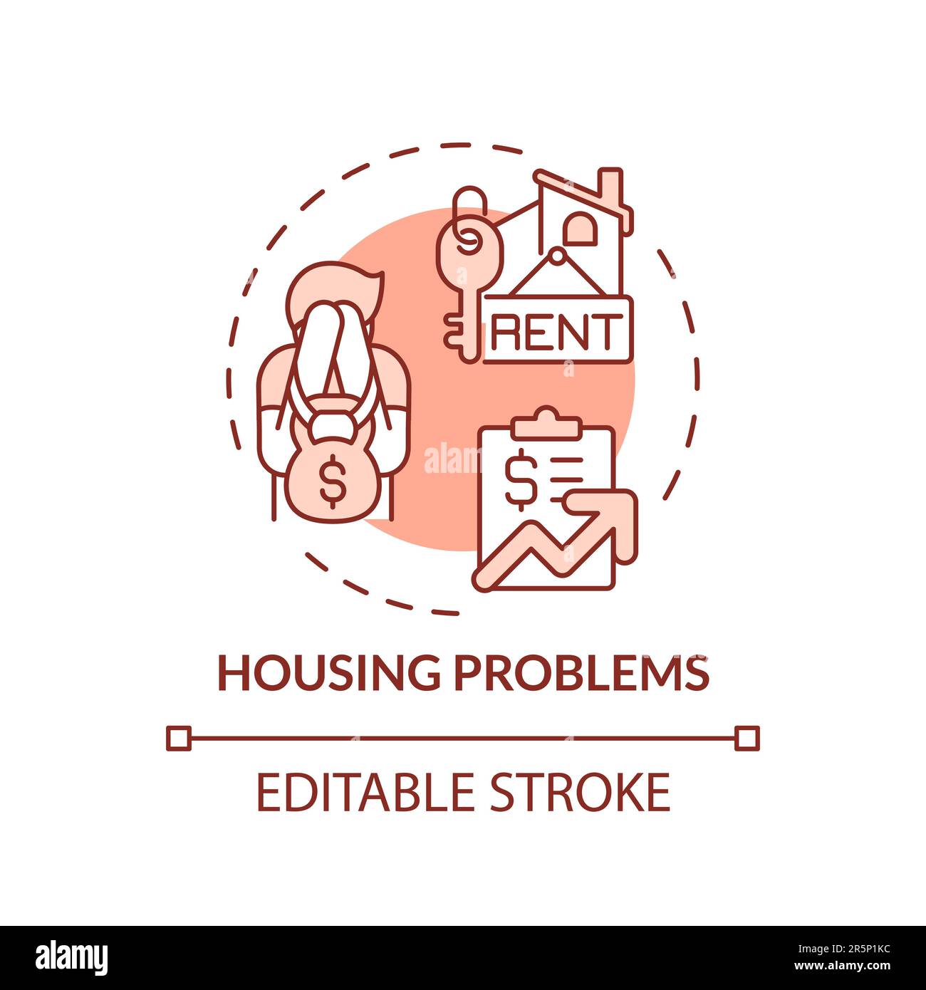 Low rent housing Stock Vector Images - Alamy