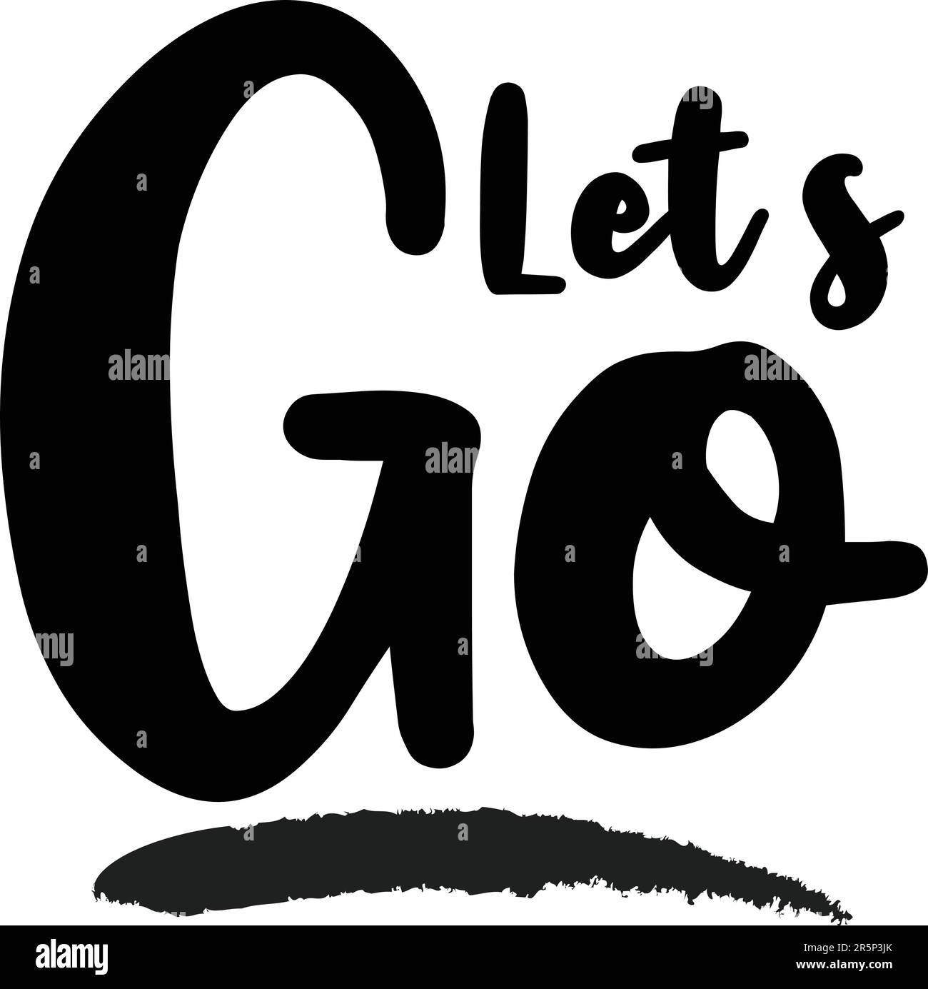 Stylish Typography Text Lettering Phrase Vector Design Stock Vector ...