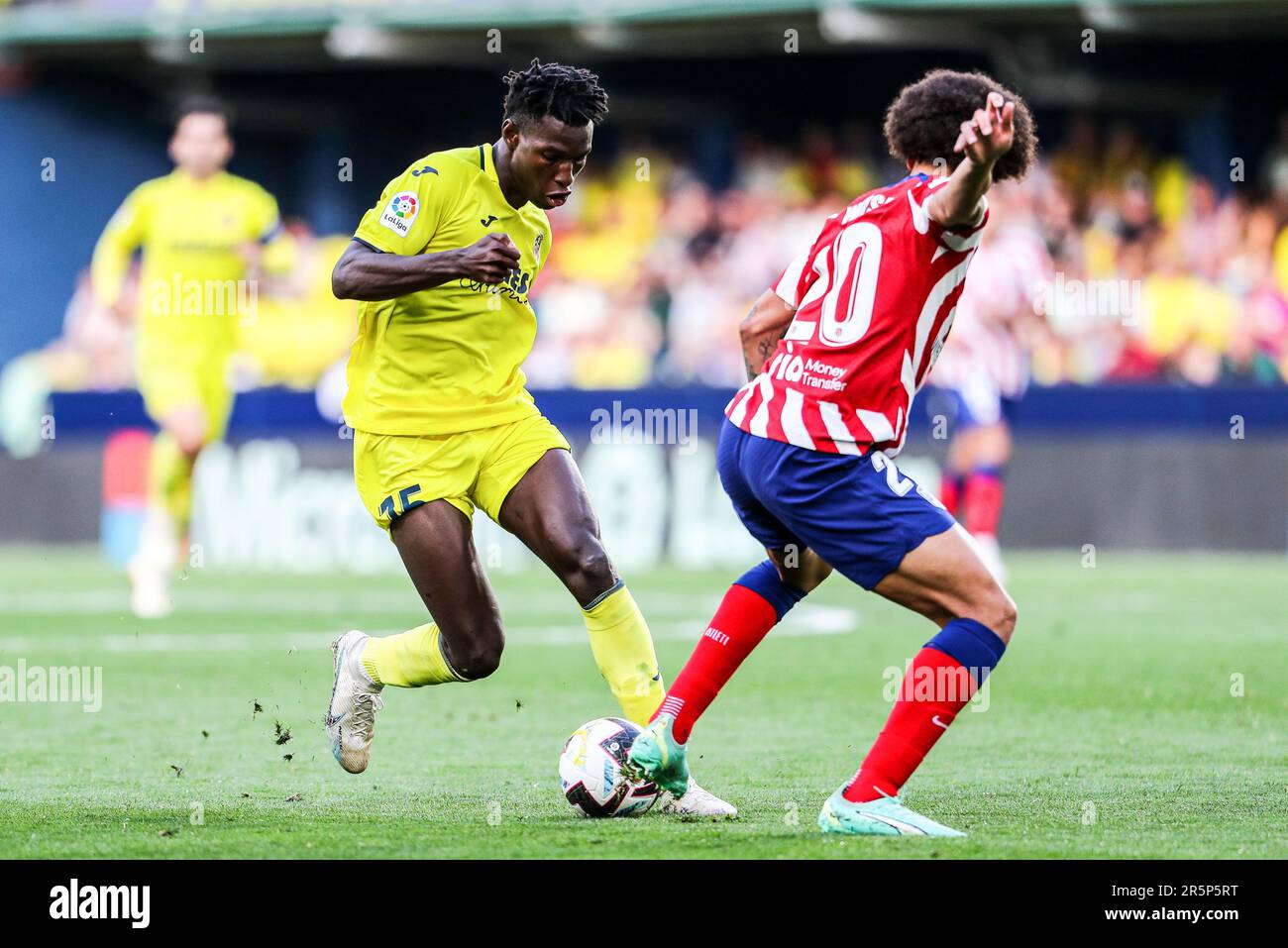 Quique Setien, head coach of Villarreal during the Spanish championship La  Liga football match between Villarreal CF and Atletico de Madrid on June 4,  2023 at La Ceramica Stadium in Castellon, Spain 