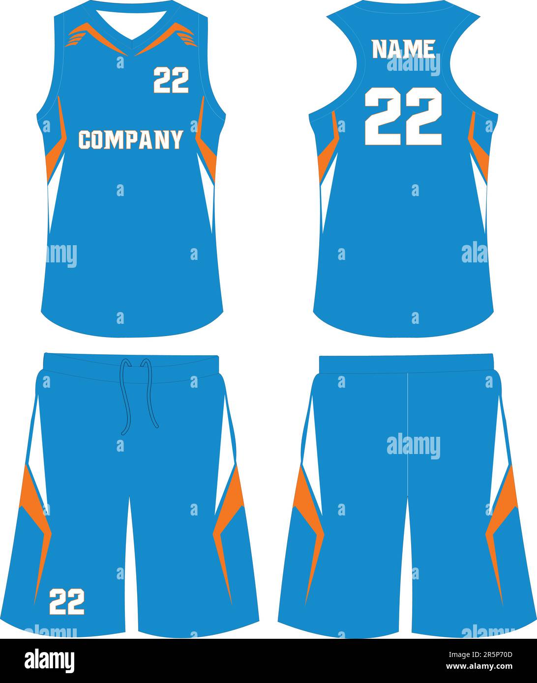 Basketball uniform shorts template for clubs Vector Image