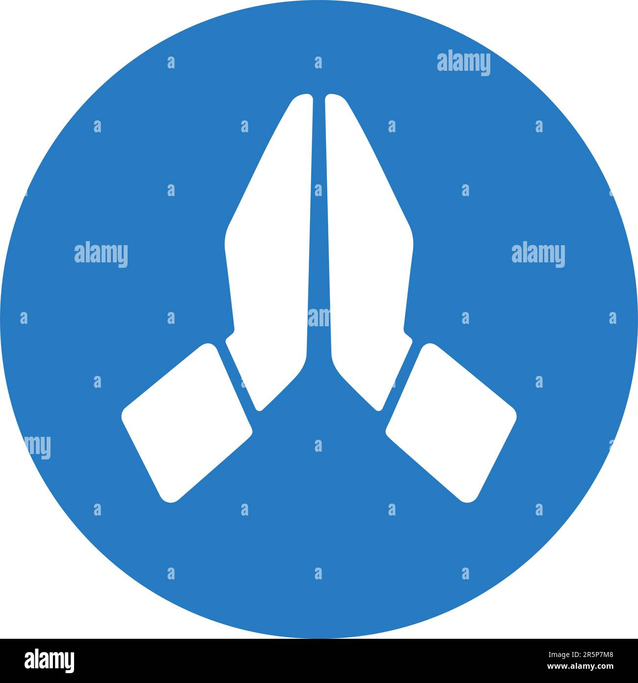 Pray, namaste icon. Commercial use, printed files and presentations ...