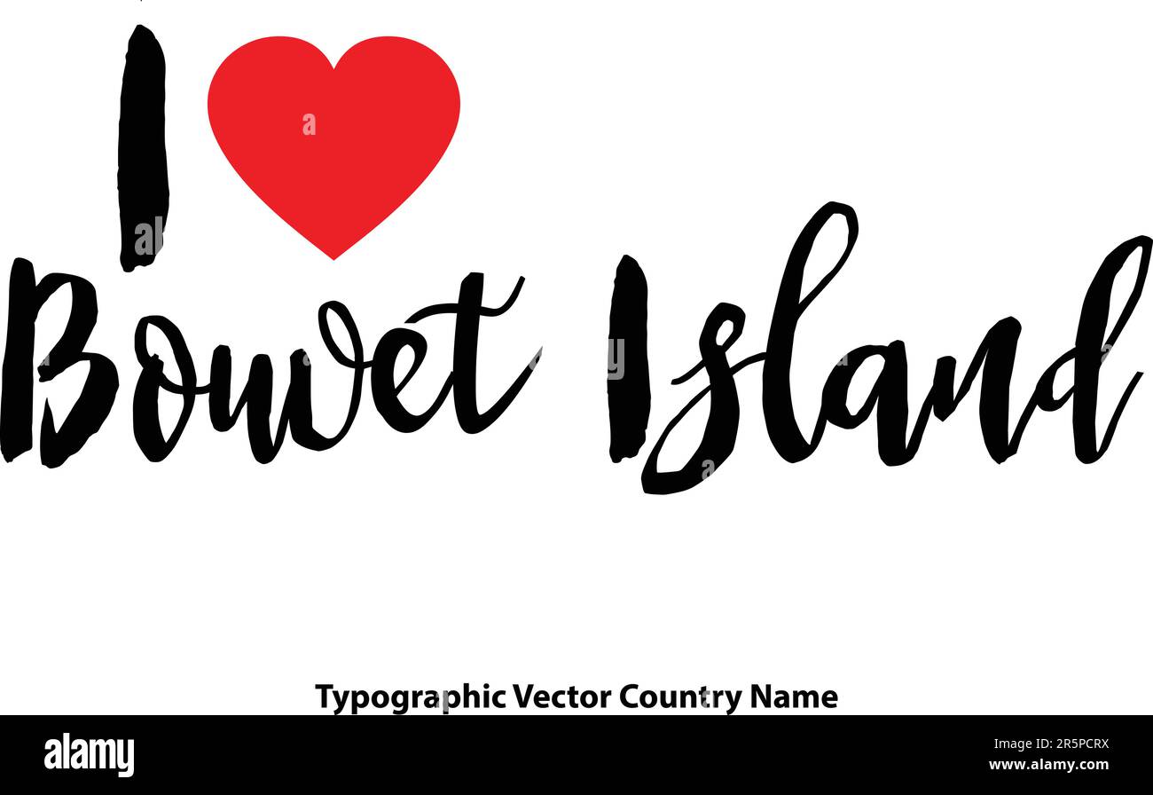 Country Name In Elegant Typography Text Lettering Vector Art Design ...