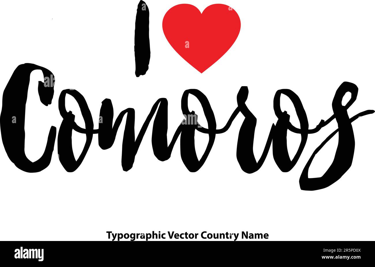 Country Name In Elegant Typography Text Lettering Vector Art Design Stock Vector Image & Art Alamy