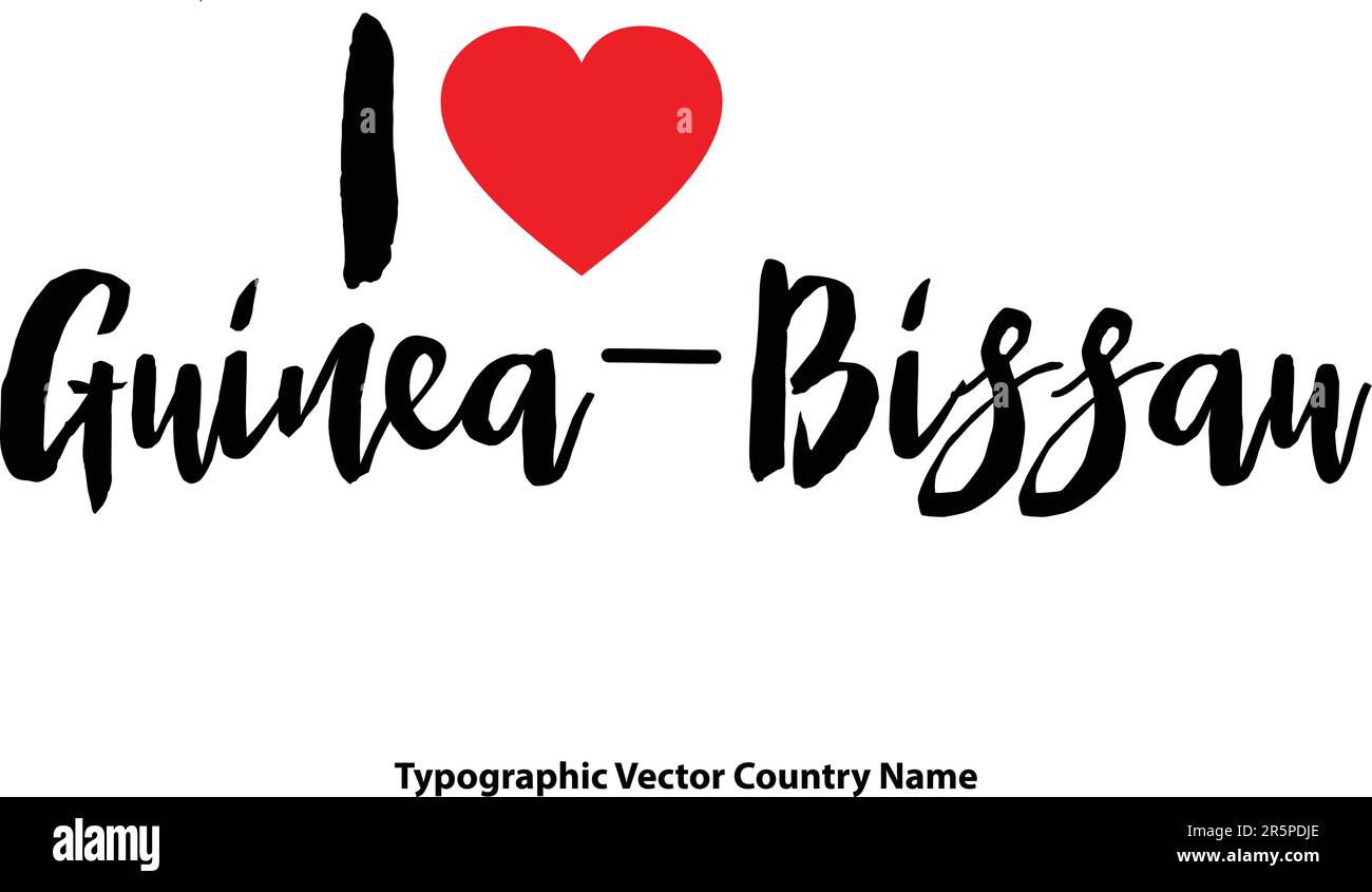 Country Name In Elegant Typography Text Lettering Vector Art Design ...