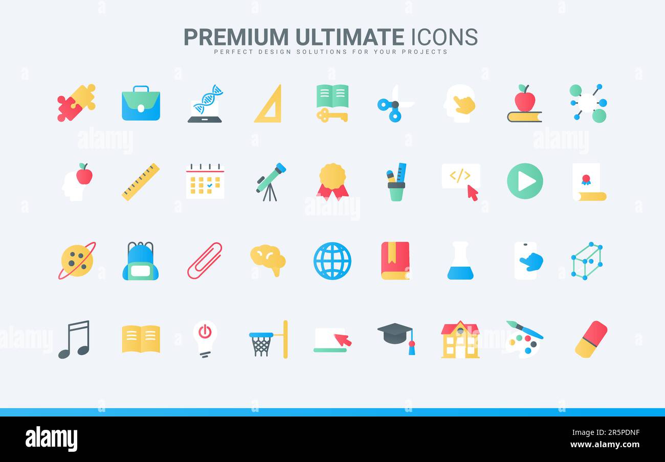 Ebook - Free education icons
