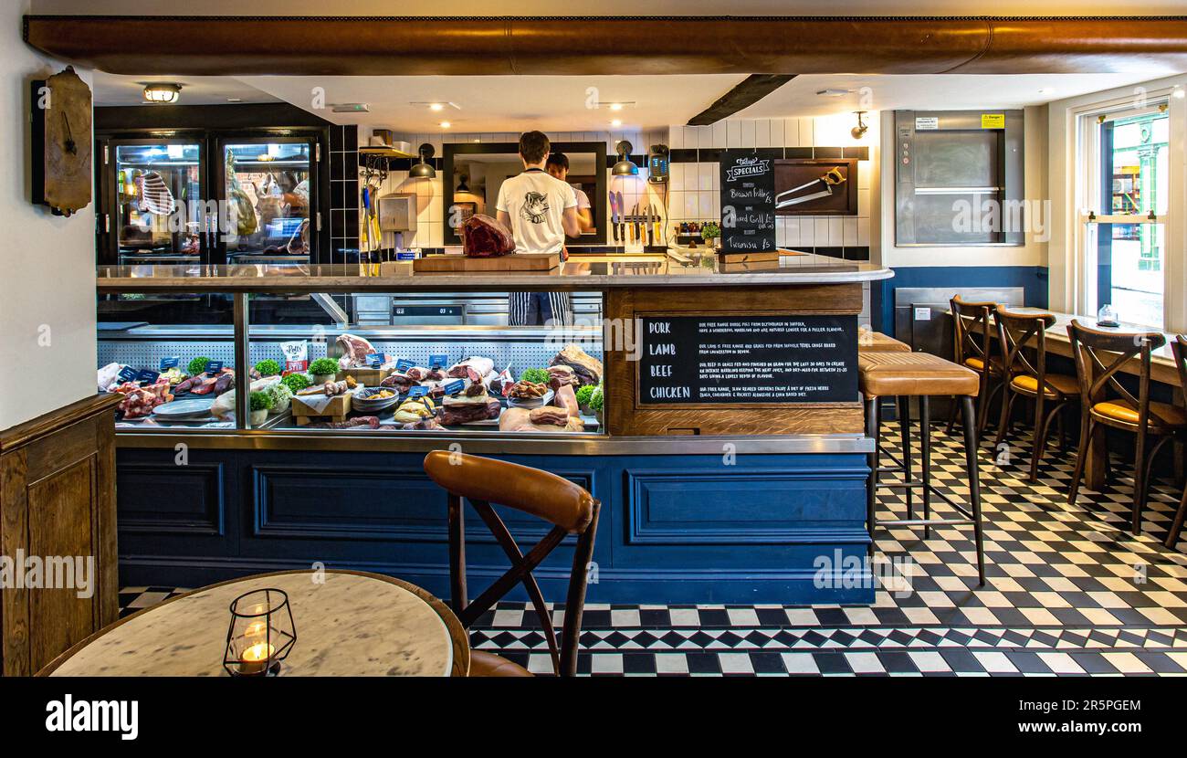 The Butchers Tap and Grill in Marlow, Buckinghamshire, UK Stock Photo