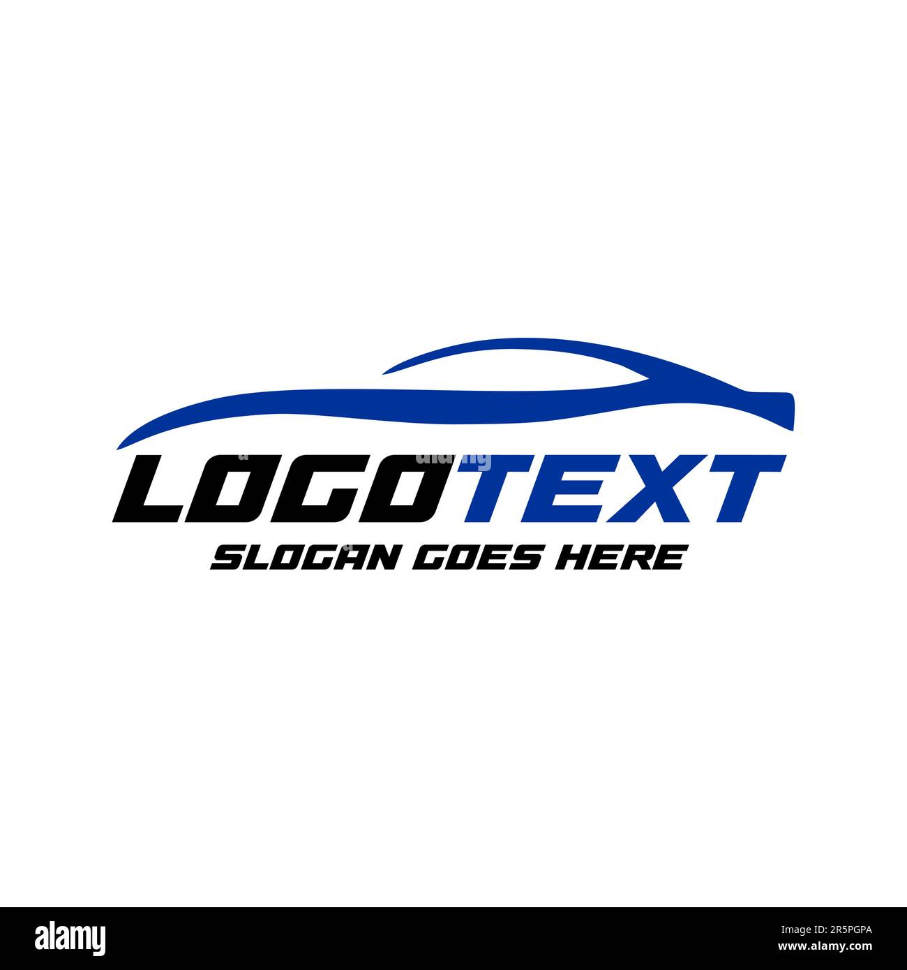 Simple Elegant Automotive Logo Template Stock Vector