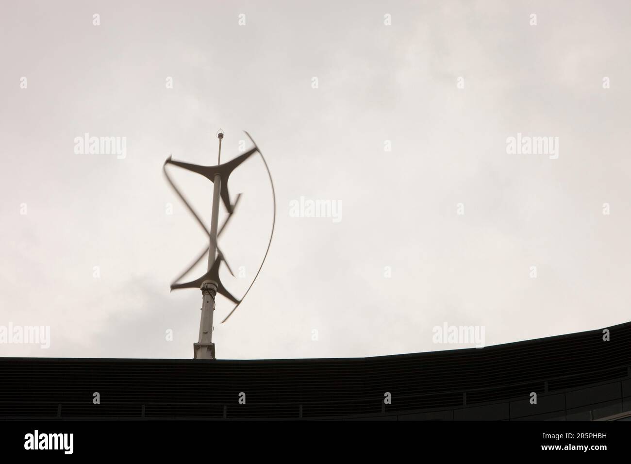 Vertical axis wind turbines on the rooftop of the ANZ bank in Melbourne