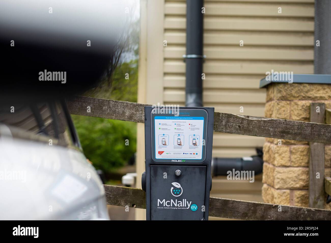McNally electric car charging points at Craven College, Skipton, North