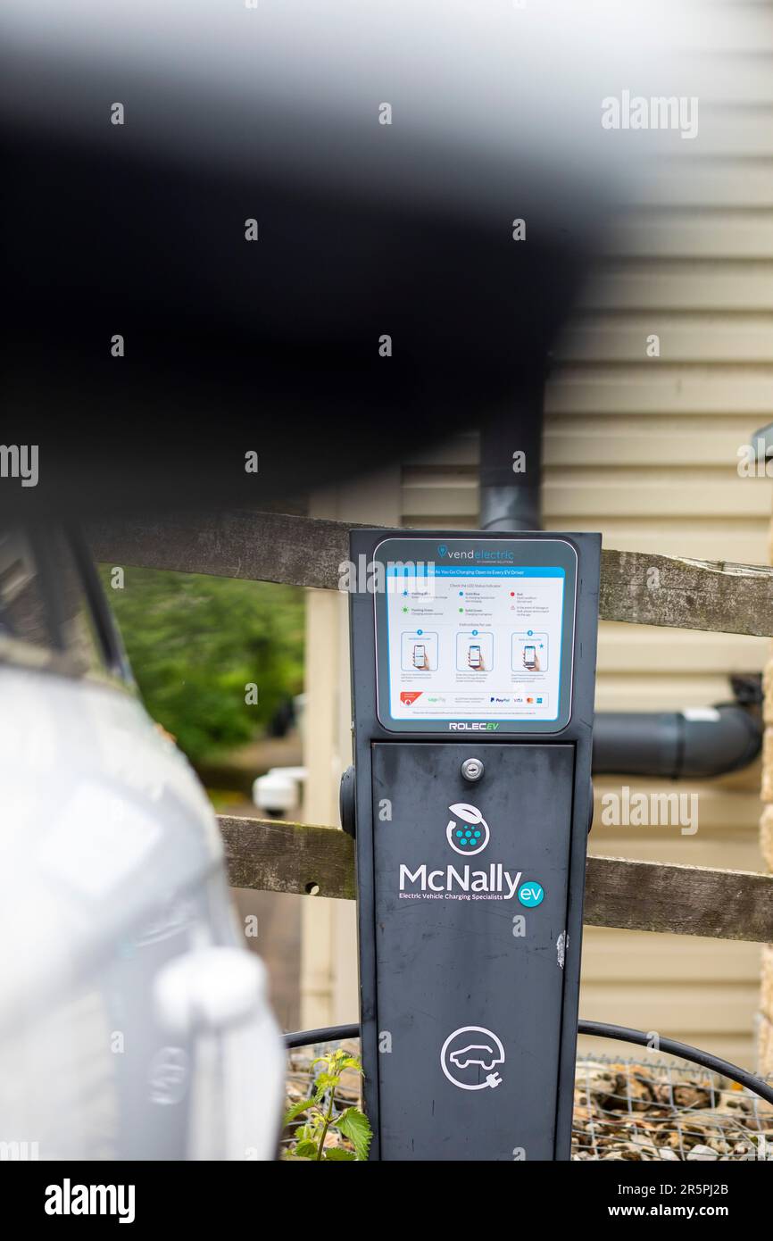 McNally electric car charging points at Craven College, Skipton, North