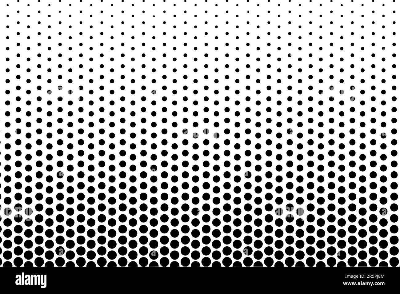 Black and white abstract background with wavy dotted pattern. Halftone ...