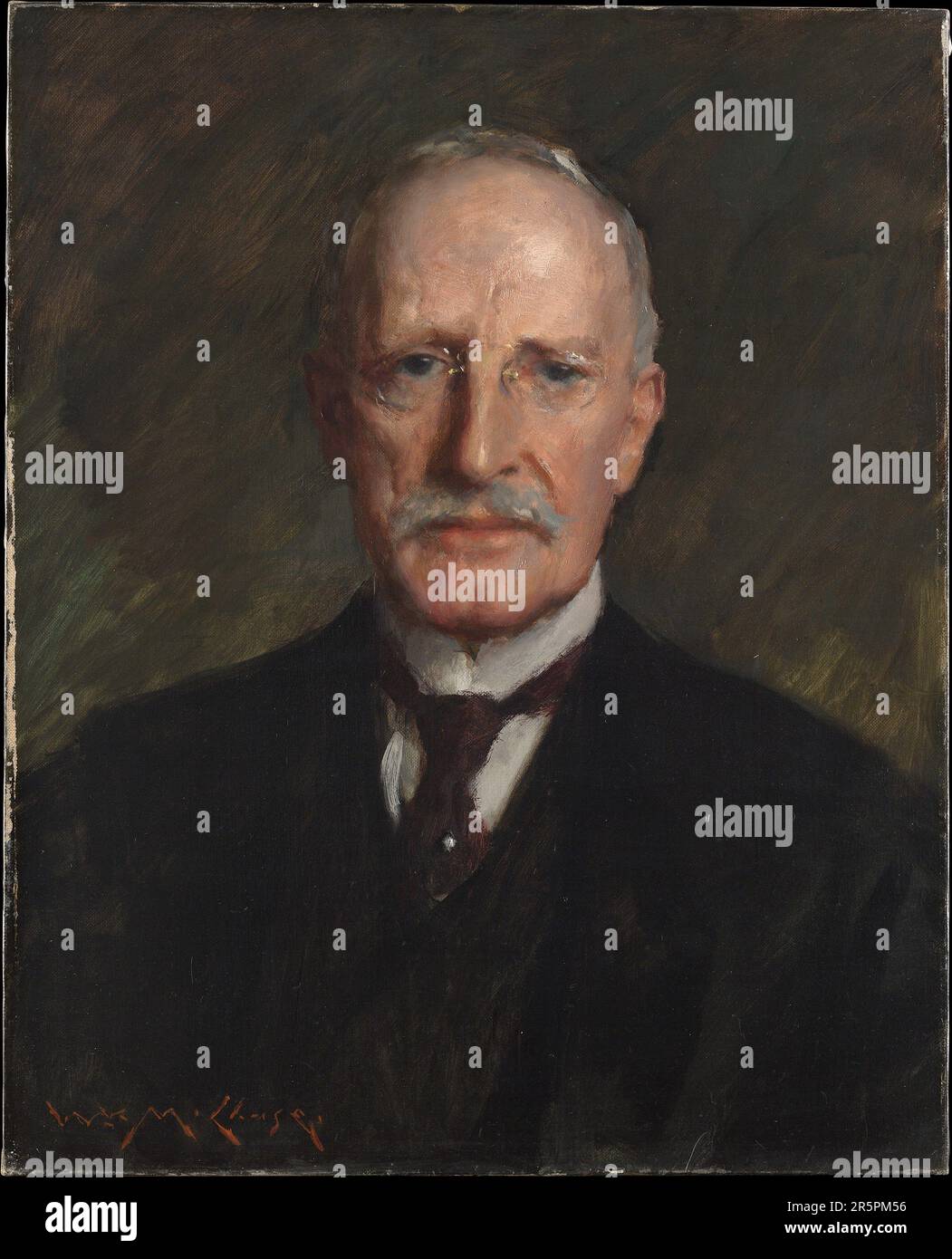 Edward Guthrie Kennedy  Artist: William Merritt Chase (American, Williamsburg, Indiana 1849–1916 New York)  Date: ca. 1895  Culture: American Stock Photo