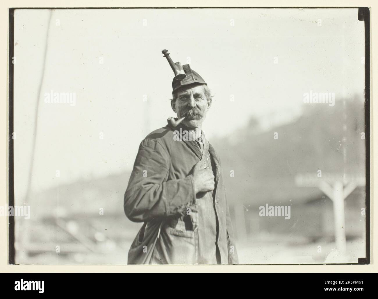 Welsh Coal Miner, West Virginia Mine Date: 1909 Artist: Lewis Wickes Hine American, 1874–1940 Stock Photo