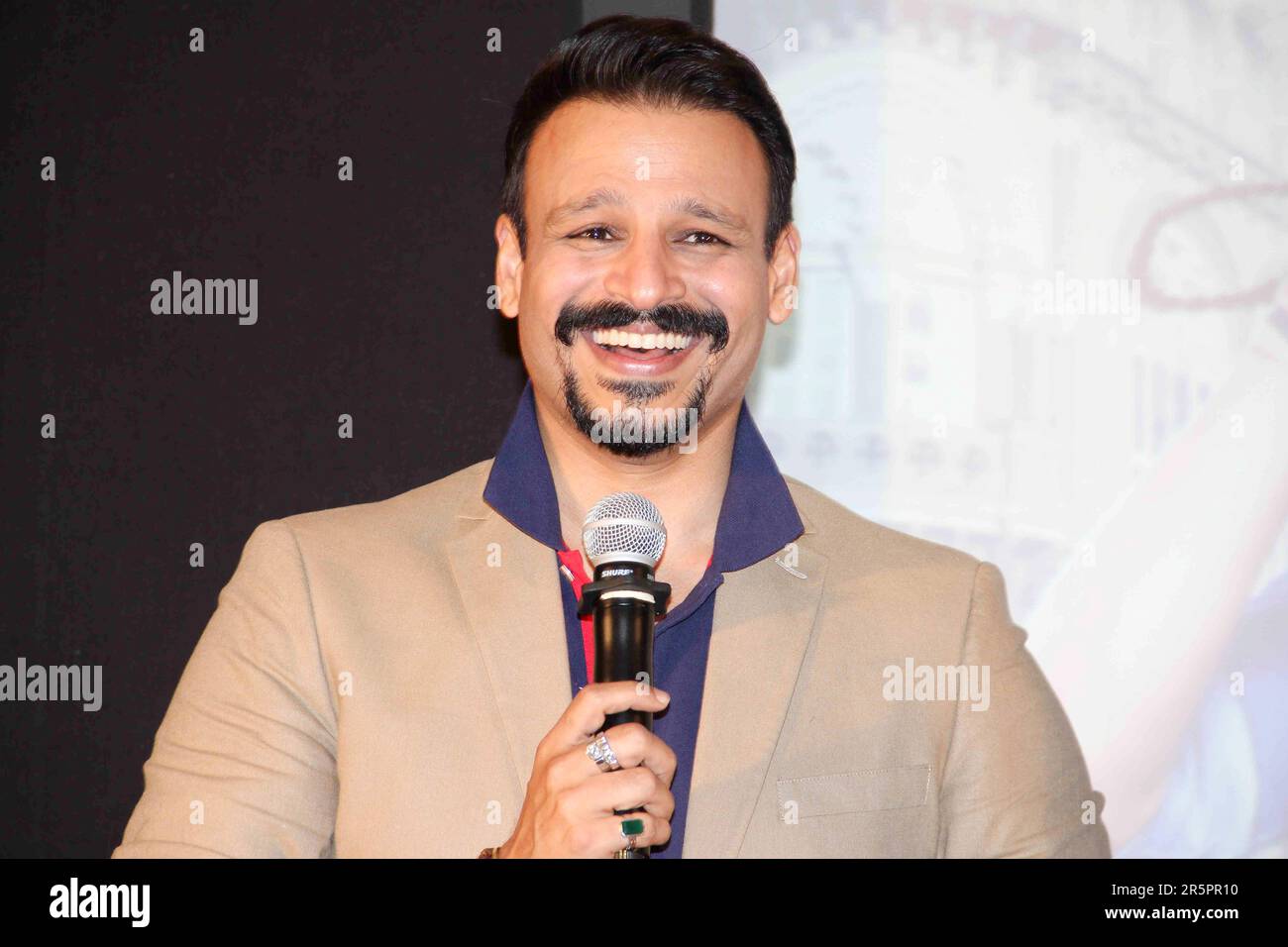 Vivek Oberoi, Vivek Anand Oberoi, Indian actor, film promotion, Bank Chor, Mumbai, India, 29 May 2017 Stock Photo