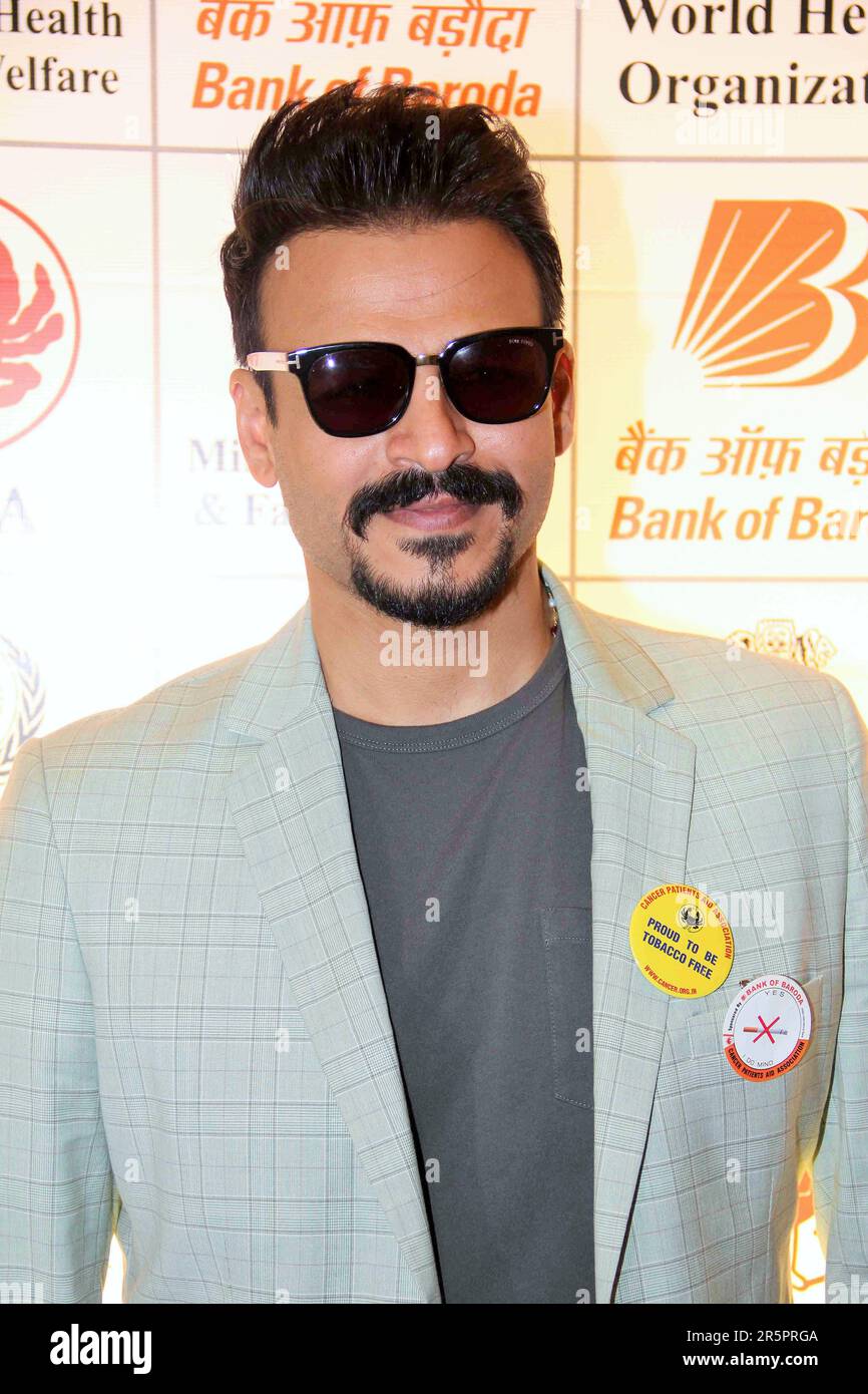 Vivek Oberoi, Vivek Anand Oberoi, Indian actor, No To Tobacco campaign,  Mumbai, India, 30 May 2017 Stock Photo