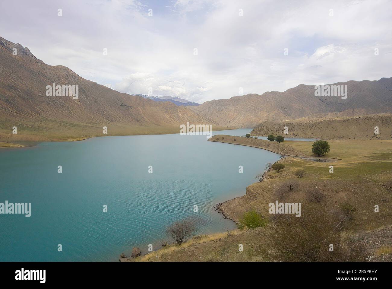 Along the Naryn river Stock Photo Alamy