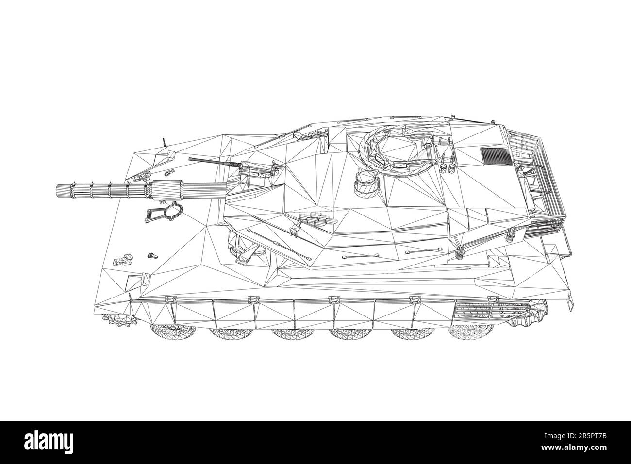 How to draw a Realistic Tank 