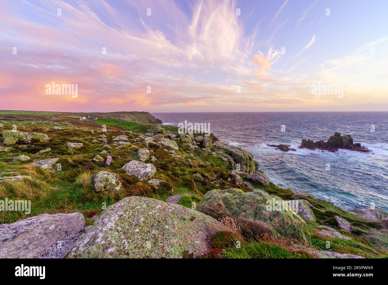 cornish-rainbow-sunset-hi-res-stock-photography-and-images-alamy