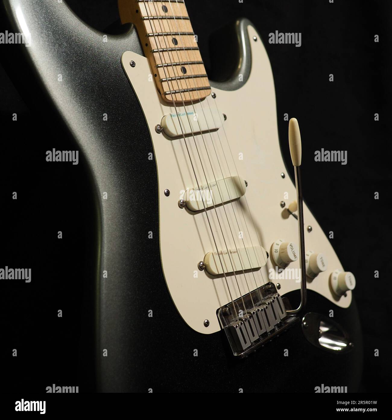 Fender Stratocaster Plus in Midnight pearl Stock Photo