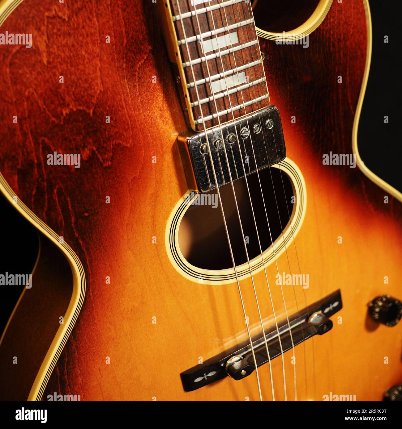 Vintage Gibson Howard Roberts Jazz Guitar from the 70s Stock Photo Alamy