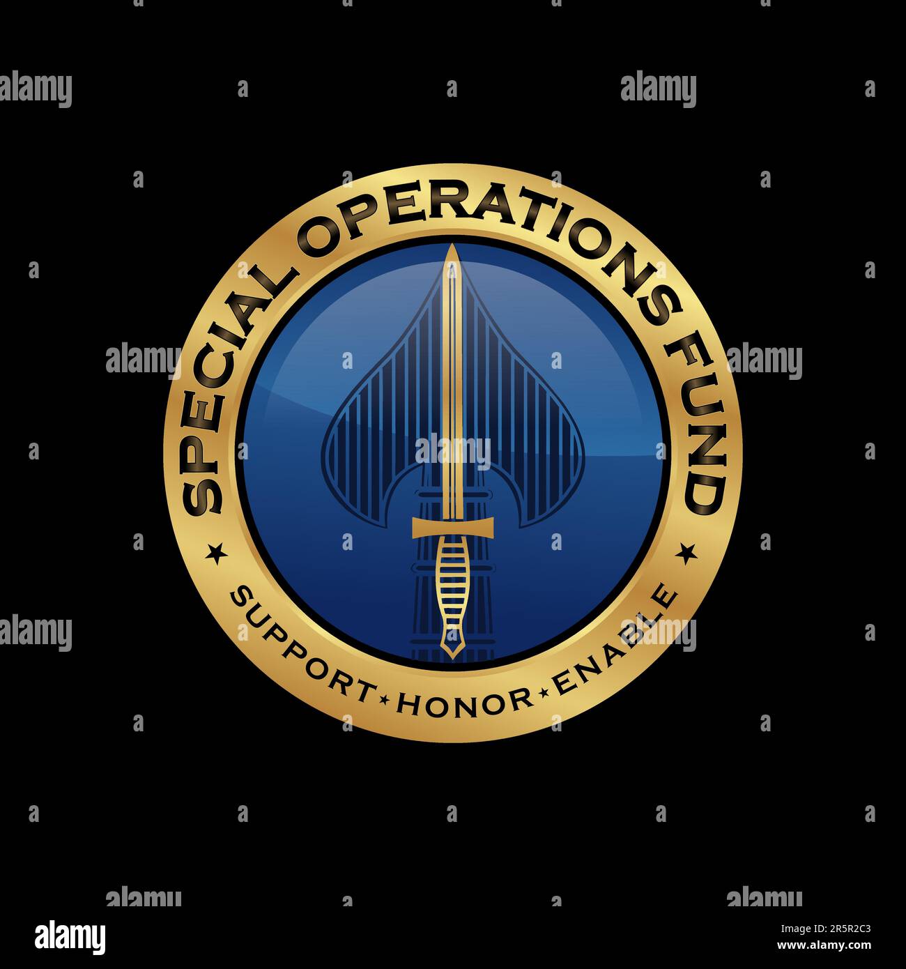 Special Operation badge logo vector Stock Vector